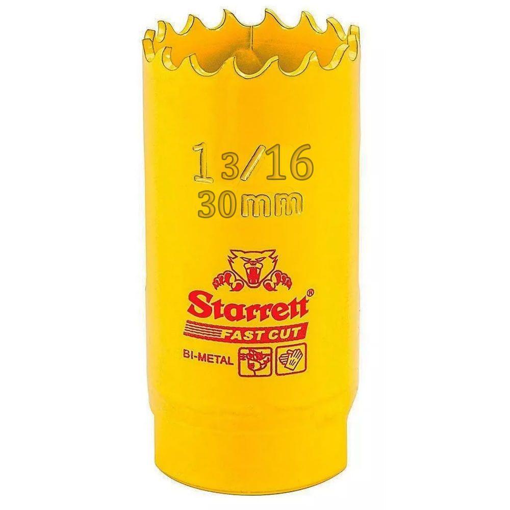 Serra Copo Aço Rápido 030,0mm - 1.3/16 Starrett