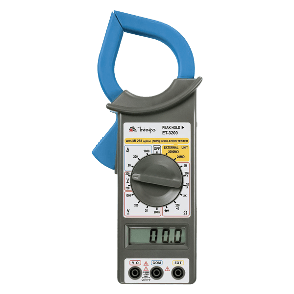 Alicate Amperimetro Digital Cat-Ii Minipa Et-3200