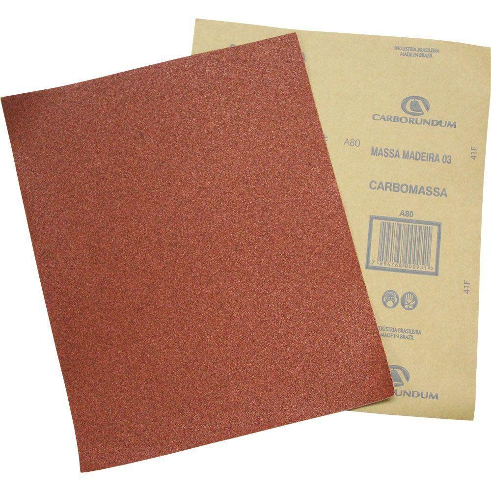 Lixa para Madeira G-80 CARBORUNDUM