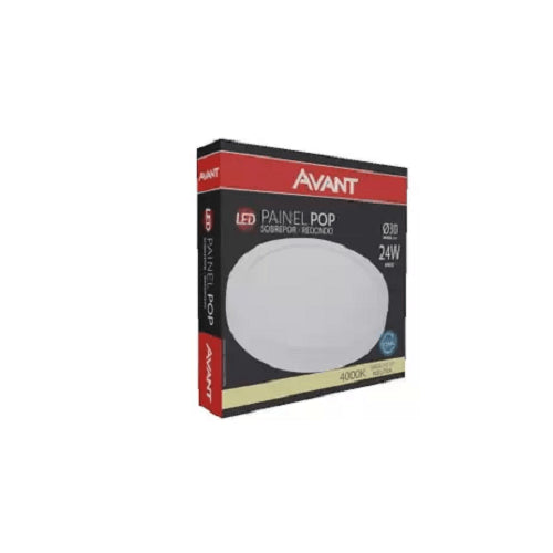 Painel Pop 24W Redondo Branco AVANT