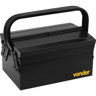 Caixa Metálica Para Ferramentas Com 3 Gavetas 30cm x 19cm x 16cm Vonder