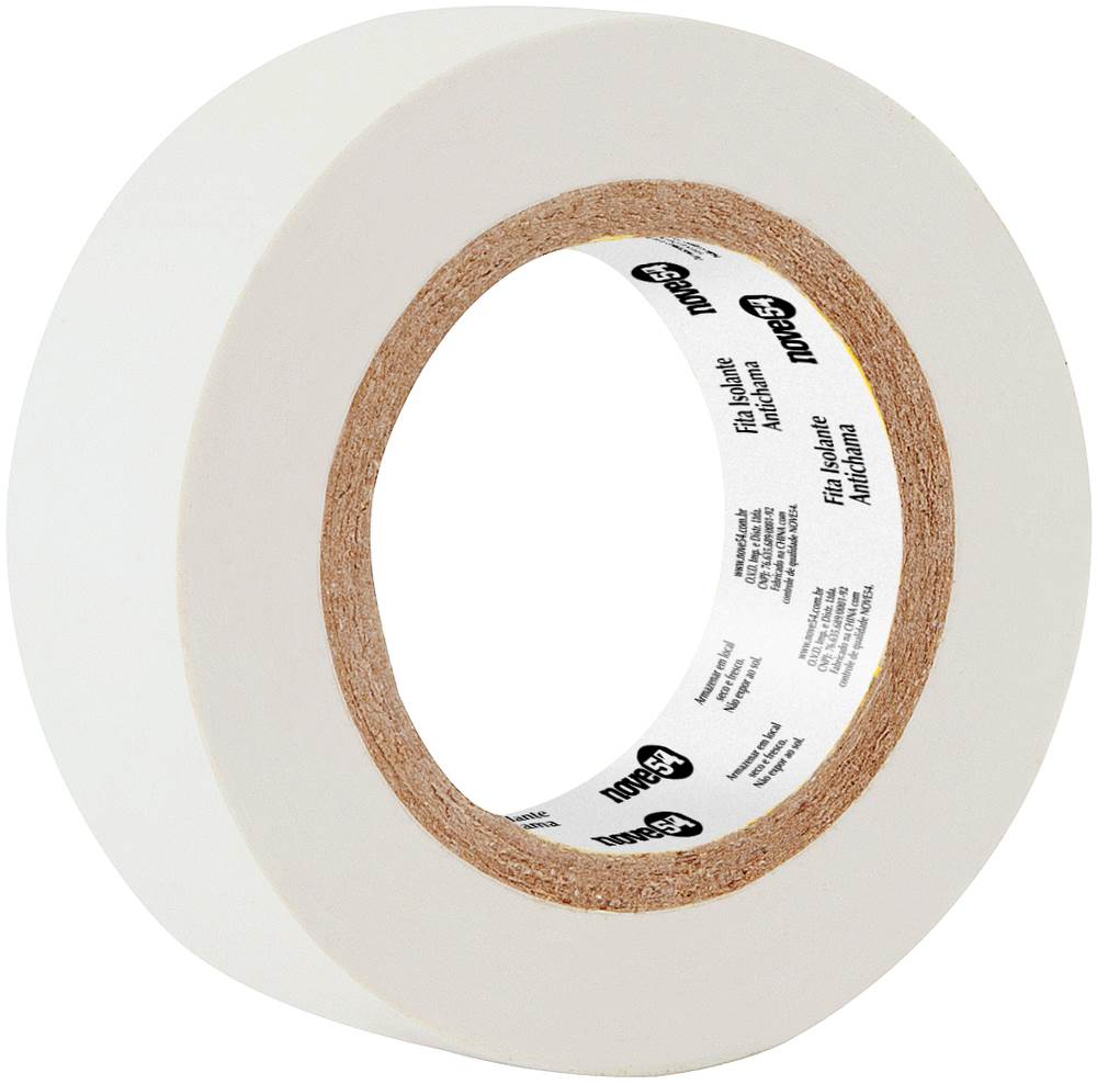 Fita Isolante Branca 19x10mm Nove54