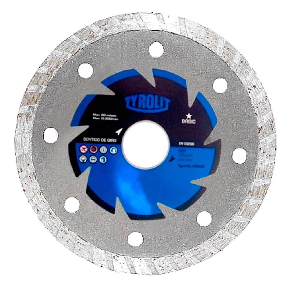 Disco Diamantado 110mm Turbo Uso Geral AM Tyrolit