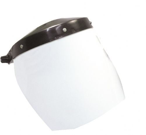 Protetor De Segurança Facial 08" Incolor Com Catraca Carbografite