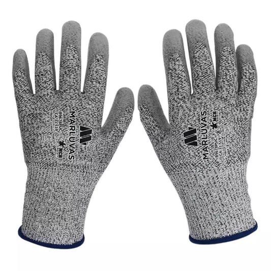 Luva Ultra Tech 8 M Cinza Tricotada PU CA39835 Marluvas