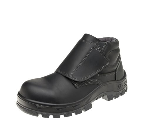Bota Marluvas Couro Bico Composity Com Velcro N41 CA25933