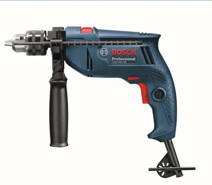 Furadeira Industrial Gsb 550 Re 13mm 1/2" Impacto 550w Bosch