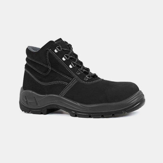 Bota Camurça Bico Com Cadraço Preta N°40 Bracol