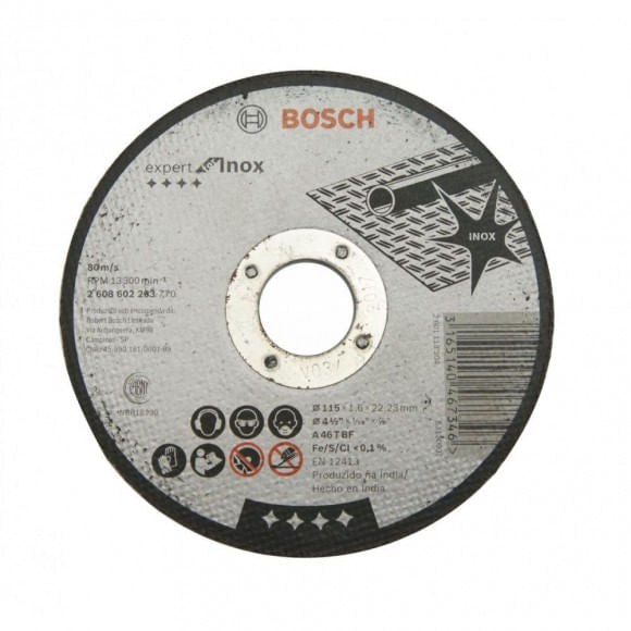 Disco Corte 04.1/2"X1/16" Para Inox G-46 Bosch