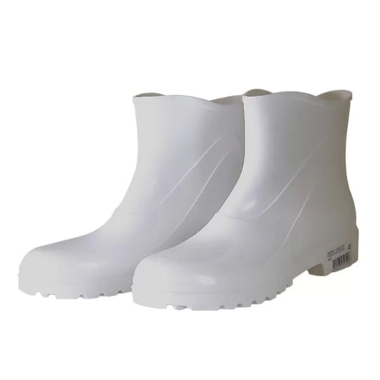 Bota PVC Branca 16cm Ca37456 Cano Extra Curto c/ Forro N41 Bracol