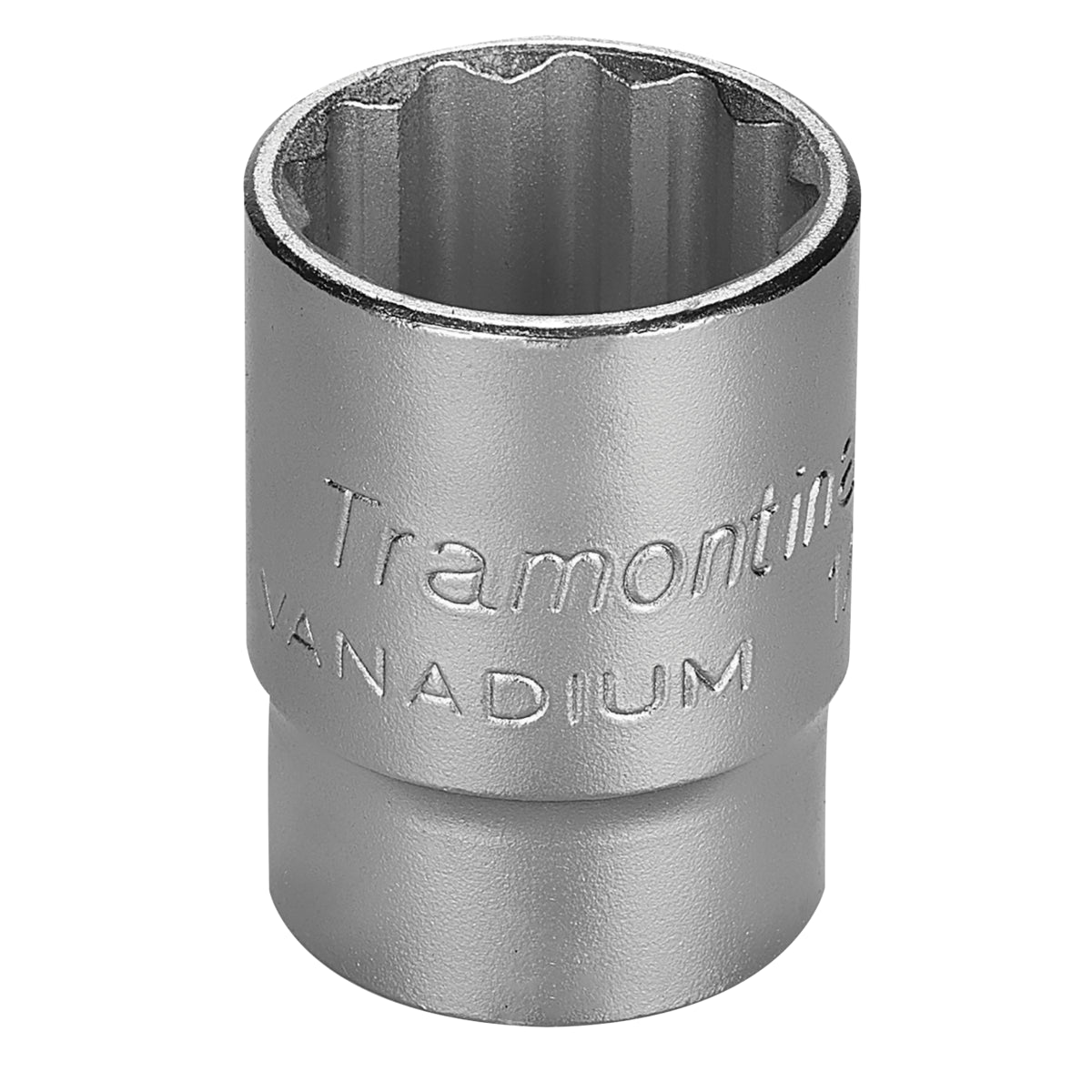 Soquete Estriado Em Aço Cromo Vanádio 24mm - Encaixe 1/2""