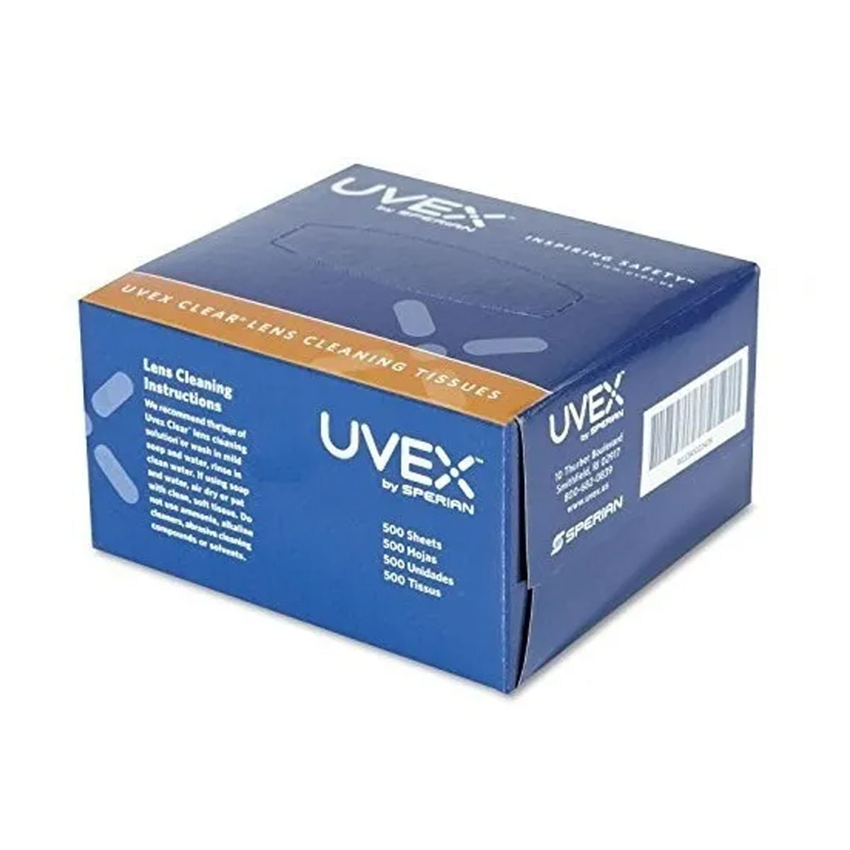 Caixa Com 500 Lenços Uvex Para Limpeza de Óculos S462