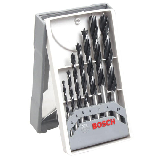 Jogo de Broca Com 07 Peças Para Madeira Bosch