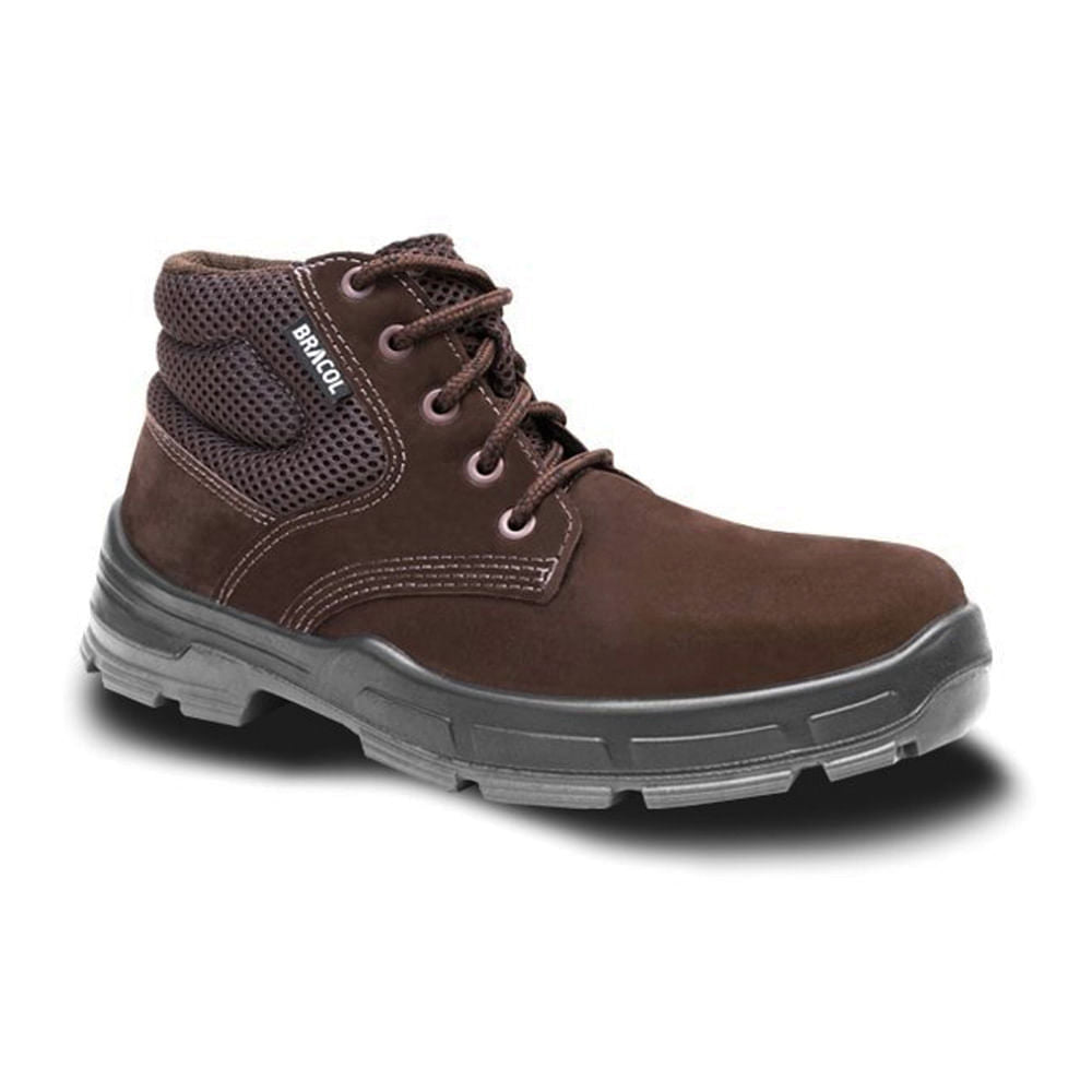 Bota de Camurça Marrom com Cadarço N43 CA40872 Bracol