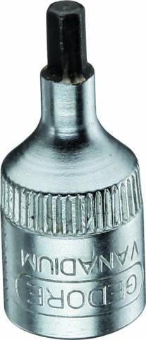 Chave Soquete Hexagonal 1/4'' 6mm Gedore