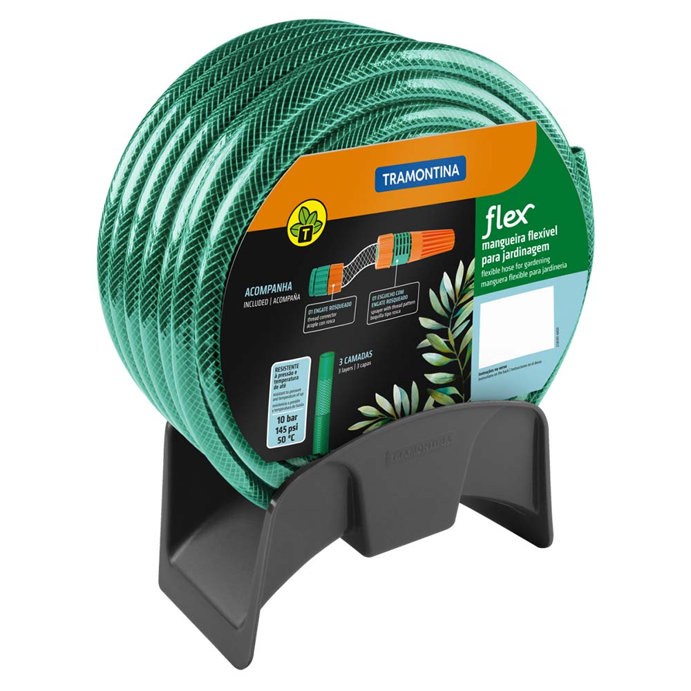 Mangueira Flex Tramontina Verde PVC 3 Camadas 15m Tramontina