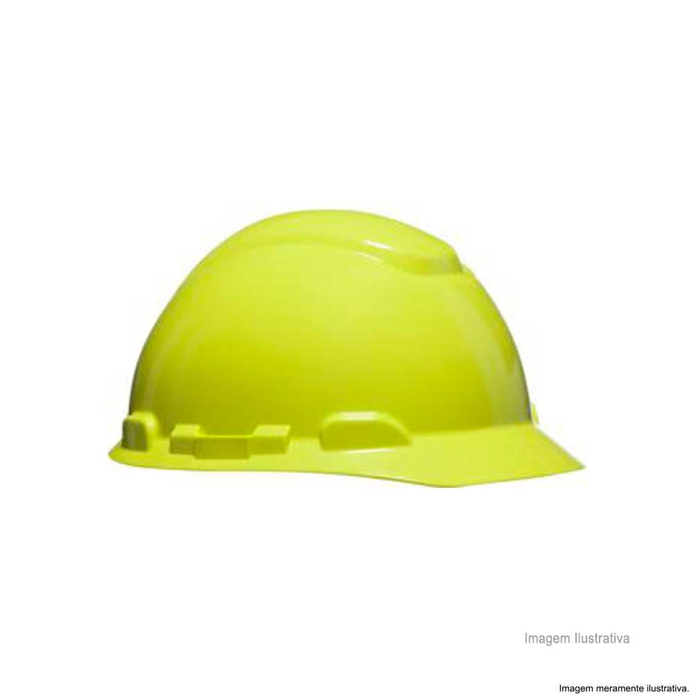 Capacete Aba Frontal Amarelo H-700 Com Carneira Ajustavel 3M
