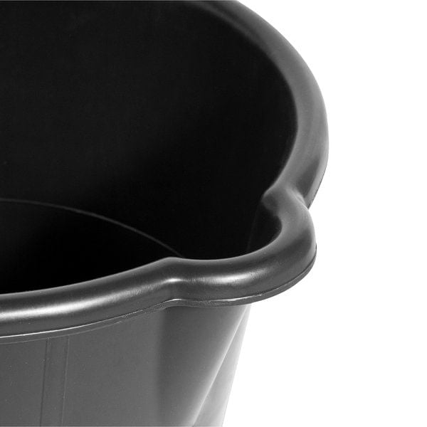 Balde Plástico 12L Preto Extra reforçado Vonder
