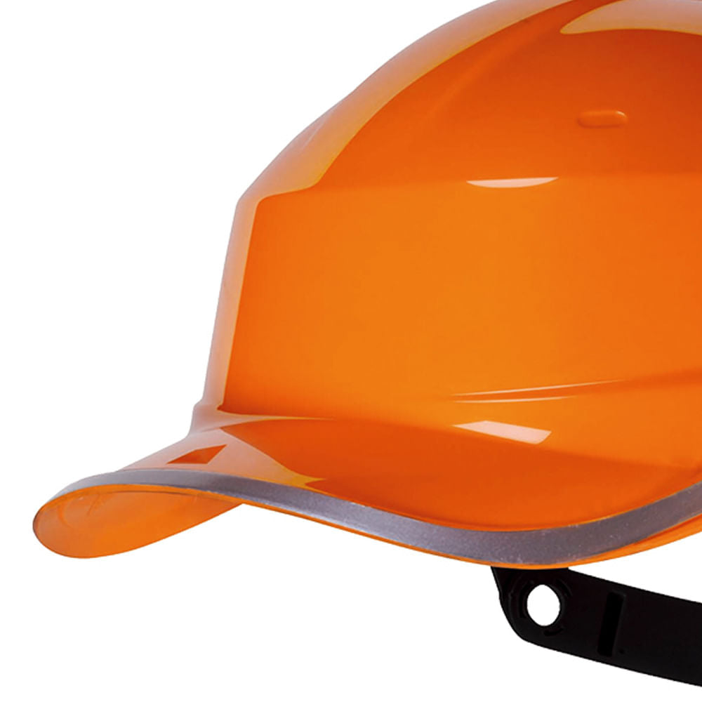 Capacete Aba Frontal Laranja Com Carneira Diamond Deltaplus