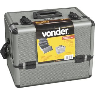 Maleta Para Ferramentas Profissional Cinza MFV 943 Vonder