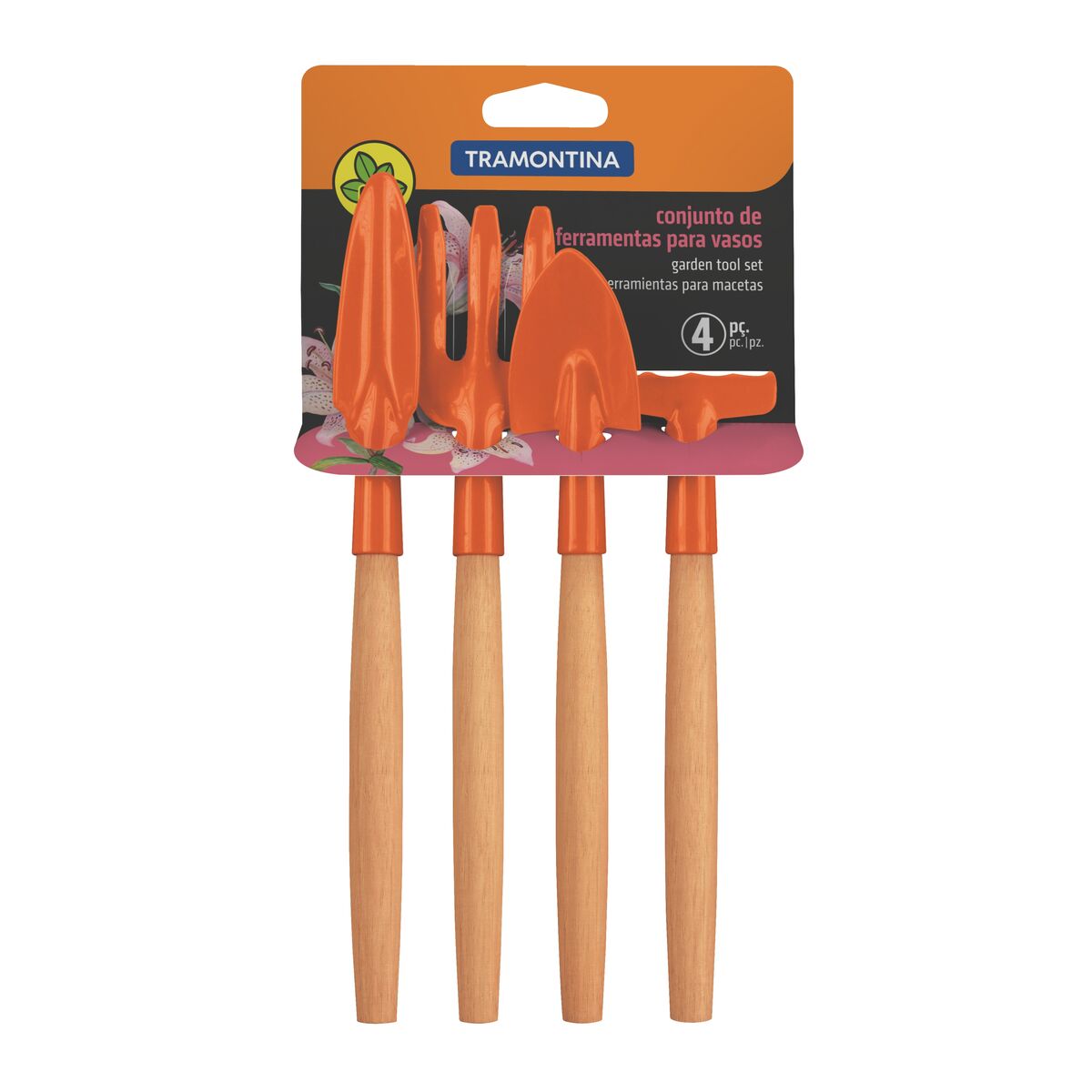 Conjunto para Jardinagem 4 Peças Tramontina