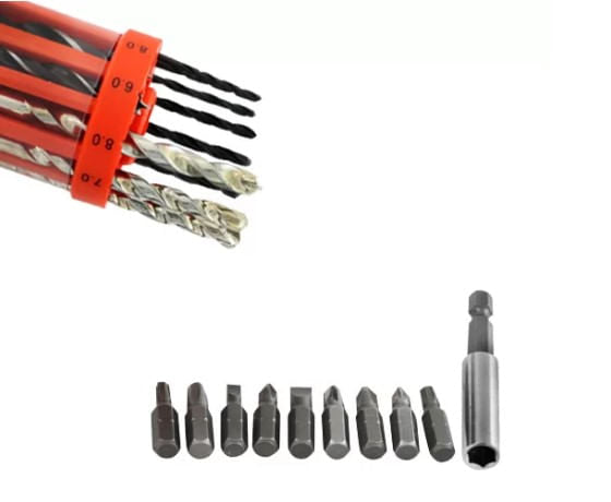 kit de Acessórios para Parafusadeira 23 peças Black&Decker
