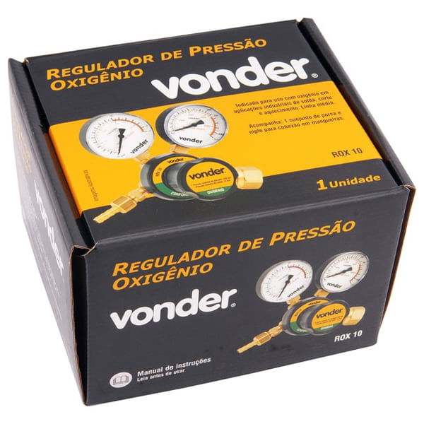 Regulador Pressao Oxigenio Rox 10 Vonder