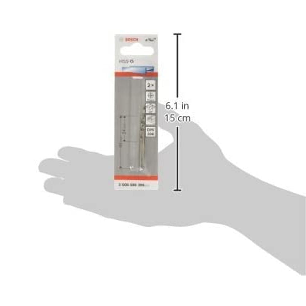 Broca Para Metal Aço Rapido 5/64" Hss Bosch