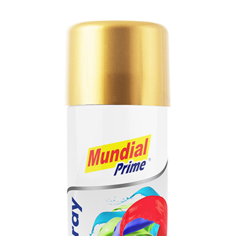 Tinta Spray 200ml Ouro Metálico Ae01000041 Mund Prime