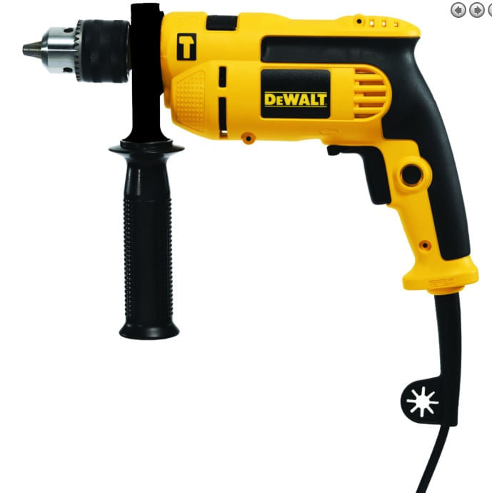Furadeira Impacto 13mm 1/2" 650w Com Maleta Dewalt