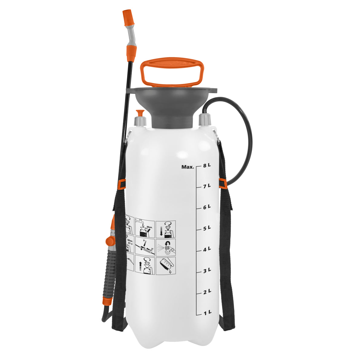 Pulverizador Tramontina Lateral de Compressão Prévia 8L