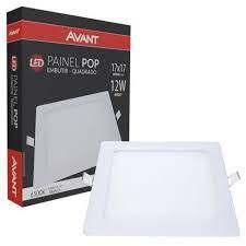 Painel Pop 12W Emmbutido Quadrado Braco AVANT