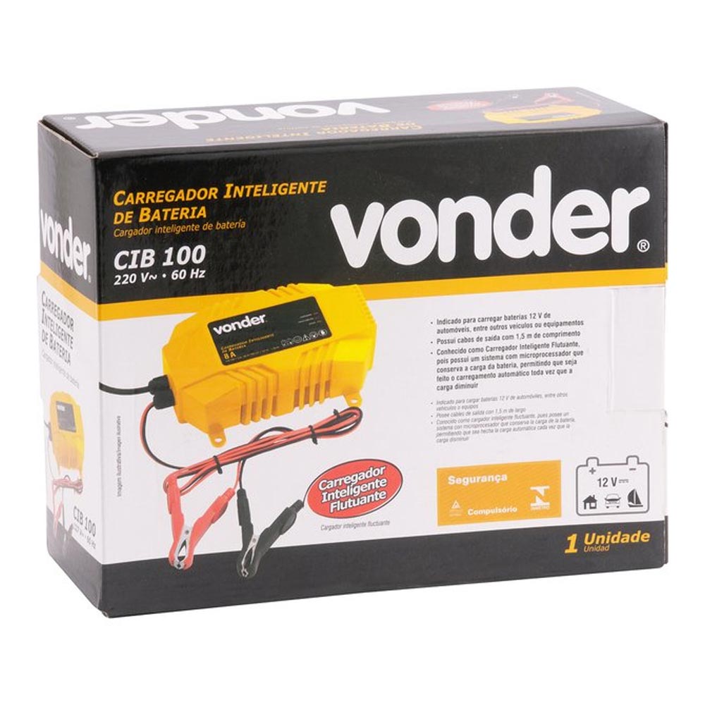 Carregador de Bateria CIB100 VONDER