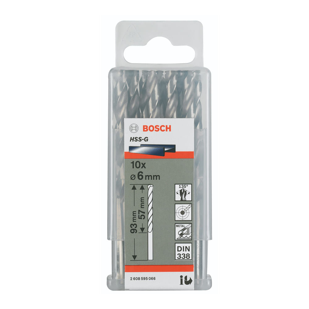 Broca de Aço Rápido 3/16" Hss-g 2608585444 Bosch