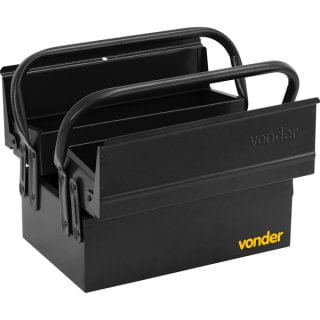 Caixa Metálica Para Ferramentas Com 3 Gavetas 30cm x 19cm x 16cm Vonder