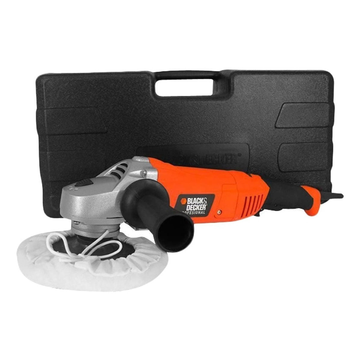 Politriz Profissional 7""-180mm 1300W 110/ com Maleta Black & Decker