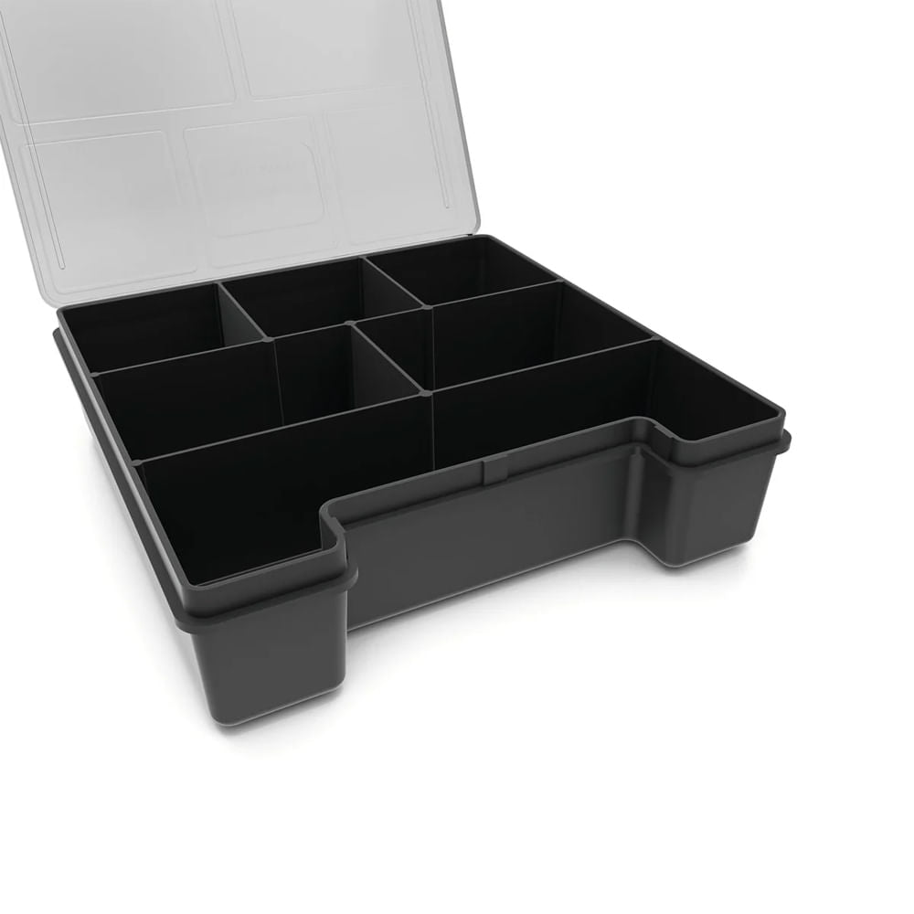 Organizador Plástico 7.1/2"" com Tampa e Divisórias Tramontina