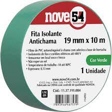 Fita Isolante Verde 19X10mm Nove54