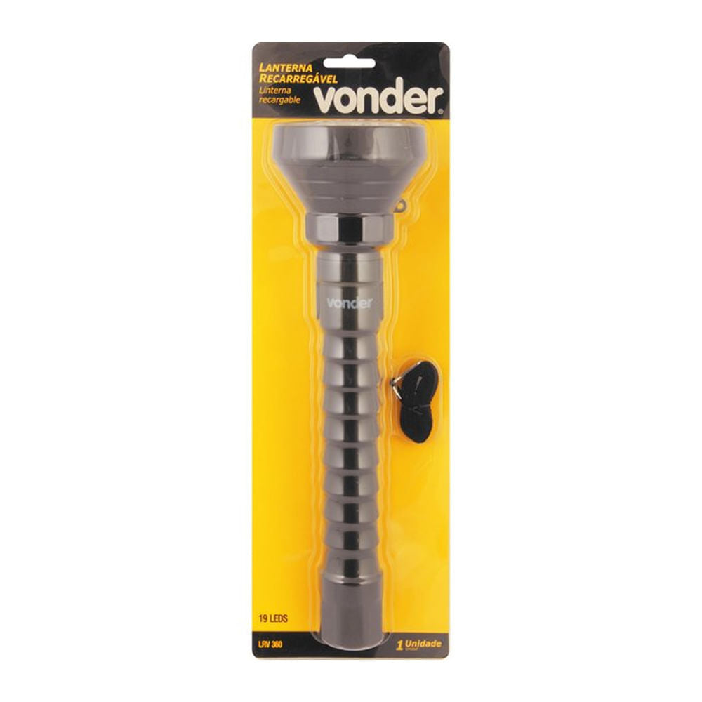 Lanterna Vonder Recarregável 19 Leds