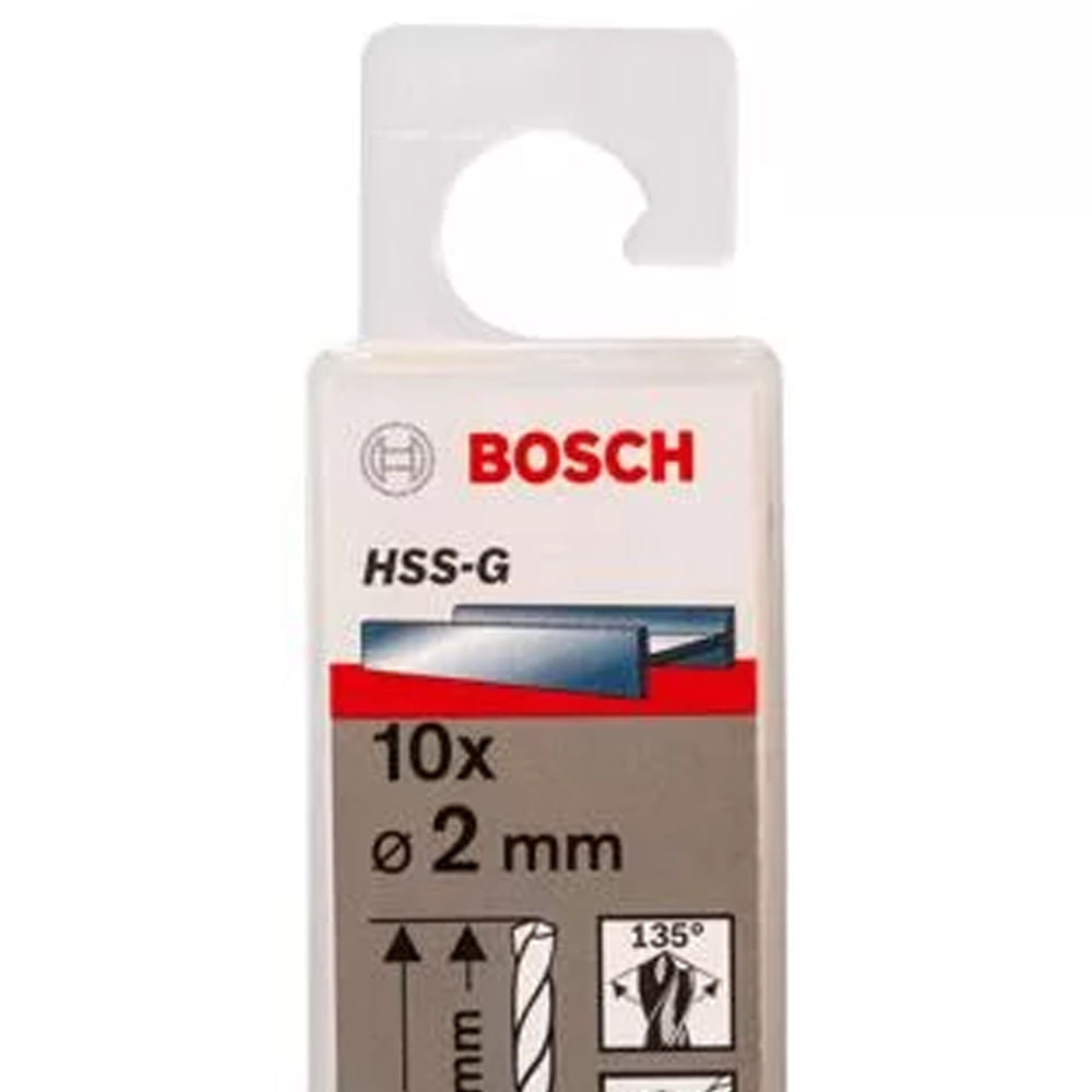 Broca Aço Rápido M 02,00x24x49 Hss-G Bosch