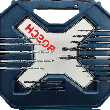Jogo de Brocas + Bits Bosch Com 54 Peças X-line