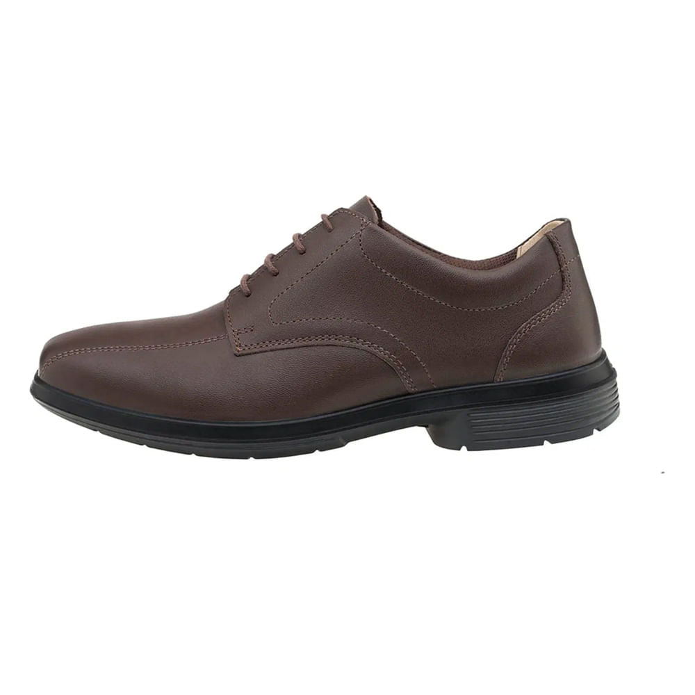 Sapato Sociall com Cadarço PU N44 Marrom ca33698 MARLUVAS
