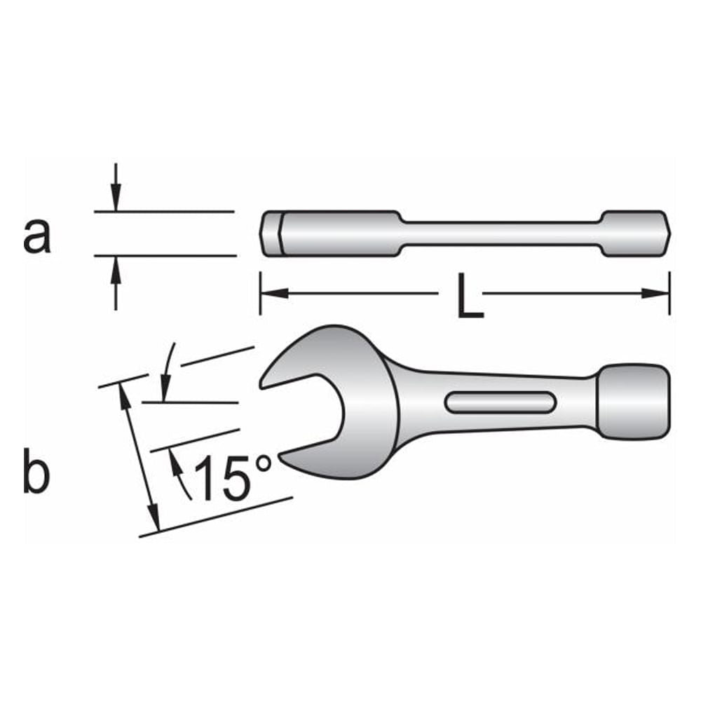 Chave Fixa de Bater 133 - 34mm Gedore