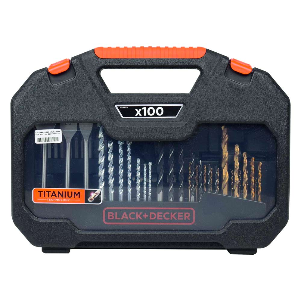 Kit Acessorios Black&Decker Para Parafusadeira 100Peças