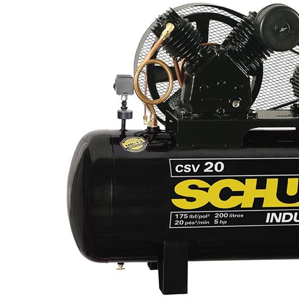 Compressor AR AL CSV 20Máx/200L MTA C/M /380v Schulz