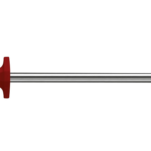 Faca Starrett Chaira 10" Com Haste Estriada 25CM Cabo Vermelho