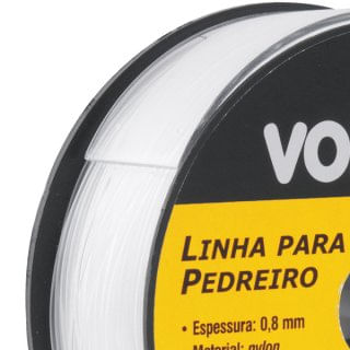 Linha Para Pedreiro Lisa 0,8mm x 100m Vonder