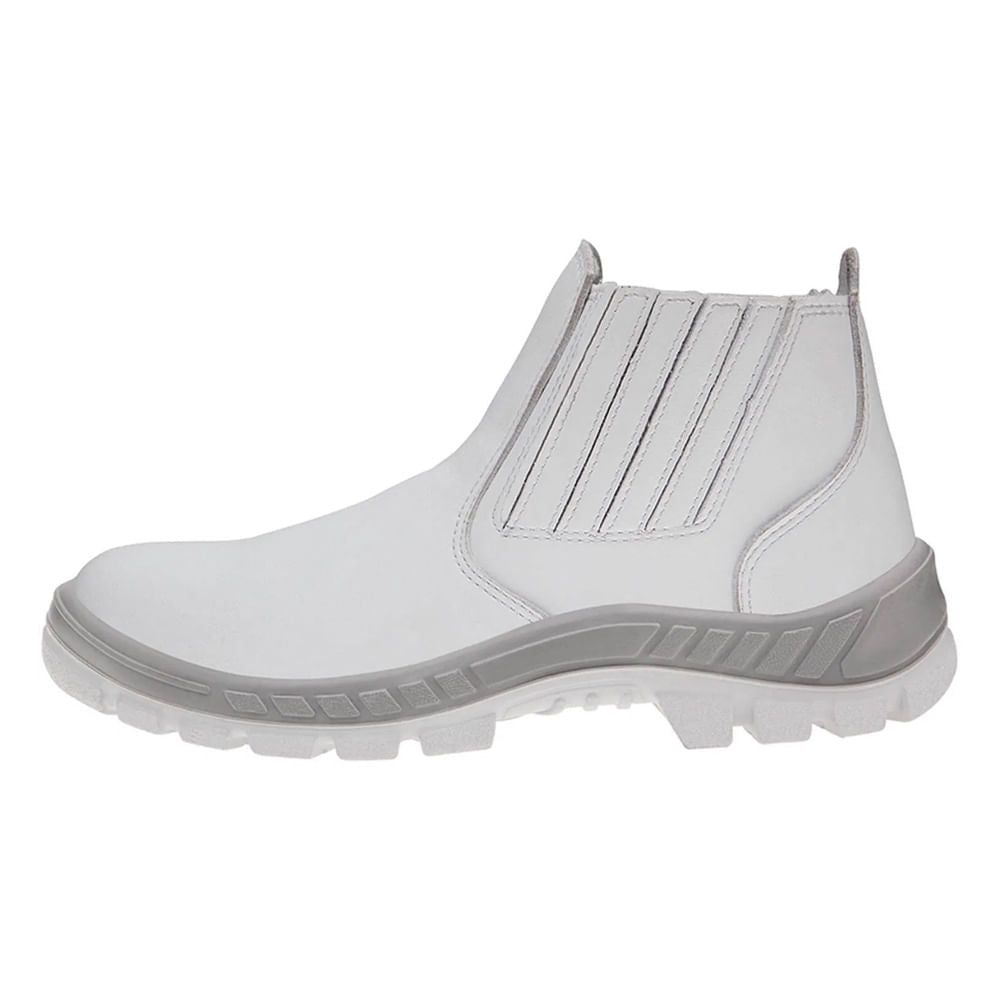 Bota Marluvas Microfibra Sem Cadarço N38 Branco PU CA31396