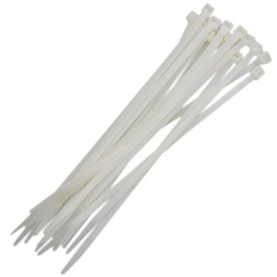 Abraçadeira Nylon 200x4,8mm Branca Nove54