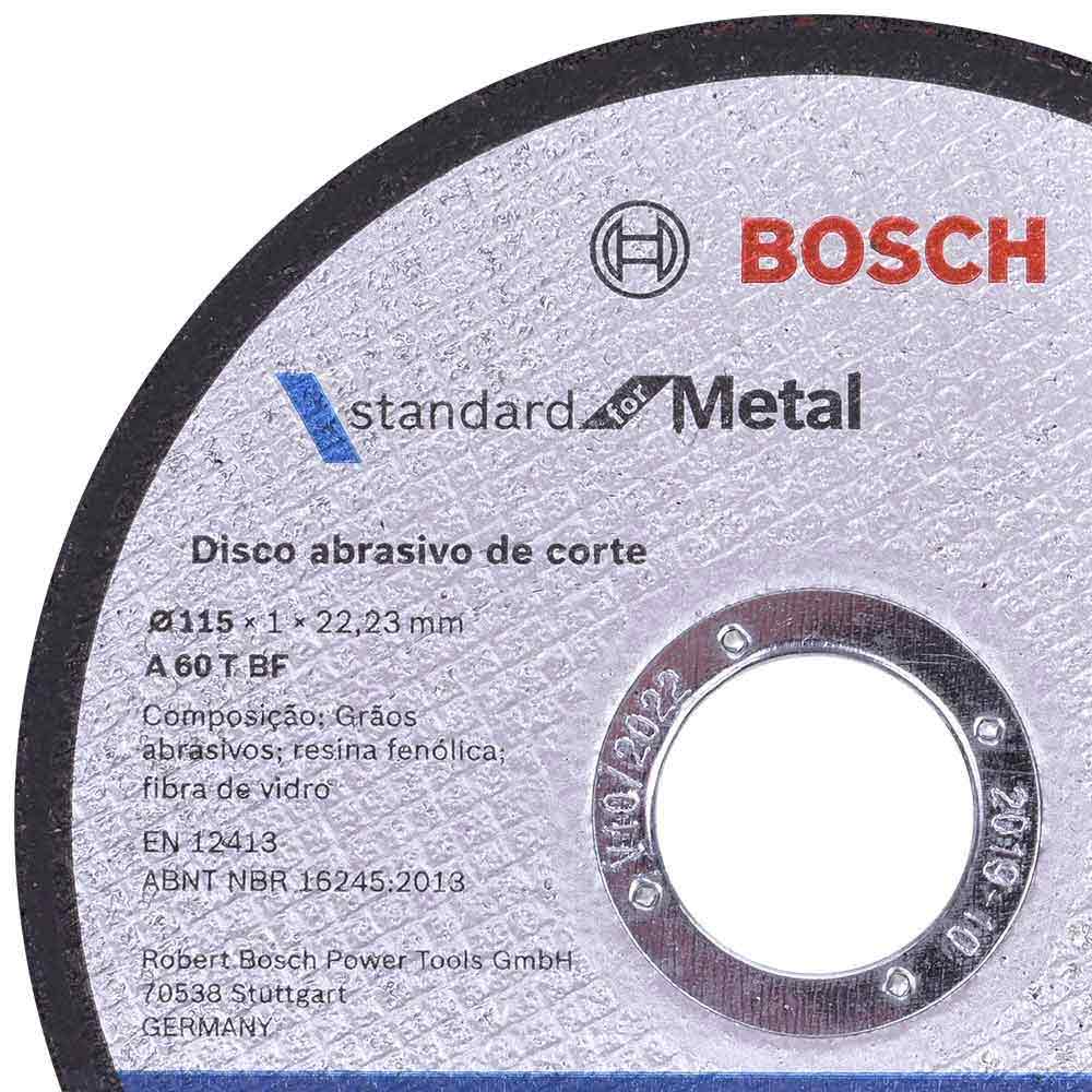 Disco de Corte 4.1/2' A60TBF Metal Inox Bosch